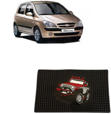 ARNEJA Rubber Standard Mat For  Hyundai Getz Prime(Black)