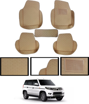 ABJD Leatherite 7D Mat For  Mahindra Bolero Neo(Beige)