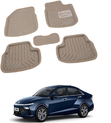 ROSHNEER ENTERPRISES PVC 3D Mat For  Hyundai Verna(Beige)