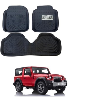 ROSHNEER ENTERPRISES PVC 3D Mat For  Mahindra Thar(Black)