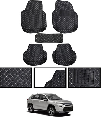 monolive Leatherite Tray Mat For  Toyota Universal For Car(Black)