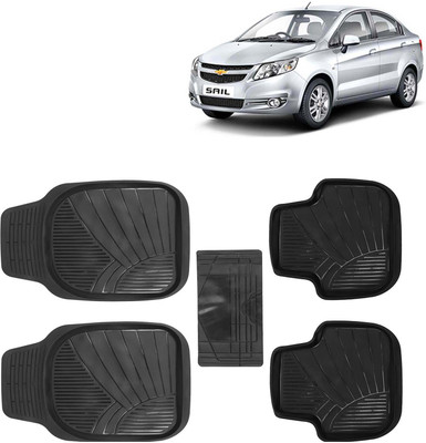 Kingsway PVC Tray Mat For  Chevrolet Sail(Black)
