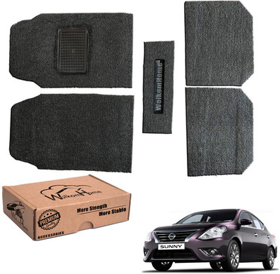 WolkomHome PVC Standard Mat For  Universal For Car(Black)