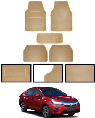 MATIES Fabric Standard Mat For  Honda Universal For Car(Beige)