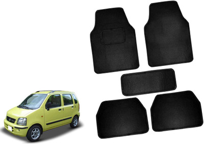 AUTO PEARL Polyester Standard Mat For  Maruti WagonR(Black)