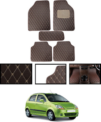 AYW Leatherite Standard Mat For  Kia Spark(Beige)