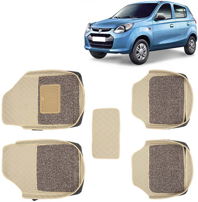Kingsway Leatherite 7D Mat For  Maruti Suzuki Alto 800(Beige)