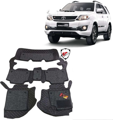 onefit enterprises Leatherite 7D Mat For  Toyota Fortuner(Black)