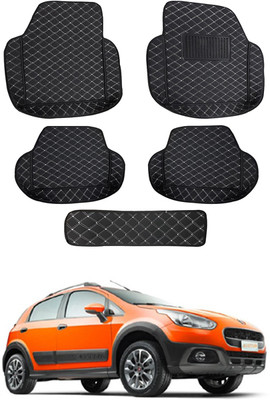 MATIES Leatherite 7D Mat For  Fiat Avventura(Black)