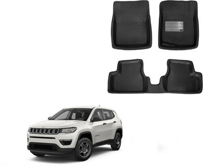 Autorepute Leather 5D Mat For  Jeep Compass(Black)