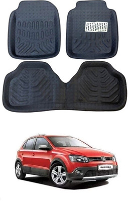 arneja trading company Polyutherine 3D Mat For  Volkswagen Polo Cross(Black)