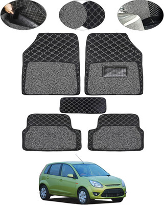 MSNP Leatherite 7D Mat For  Ford Figo(Black)