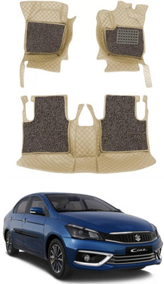 Drizon Leatherite 7D Mat For  Maruti Suzuki Ciaz(Beige)