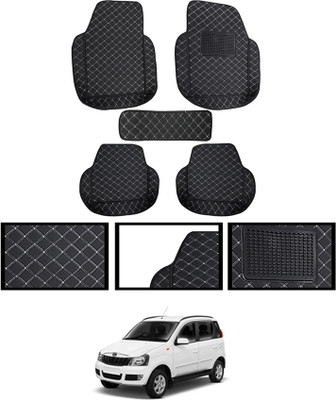 MSNP Leatherite 7D Mat For  Mahindra Quanto(Black)