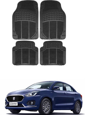 FKOK Rubber, Silicone Standard Mat For  Maruti Suzuki Swift Dzire(Black)