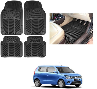 ROSHNEER ENTERPISES Rubber Standard Mat For  Maruti WagonR(Black)