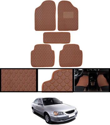 AYW Leatherite Standard Mat For  Maruti Suzuki Accent(Orange)