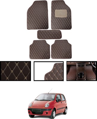 ABJD Leatherite Standard Mat For  Daewoo Matiz(Brown)