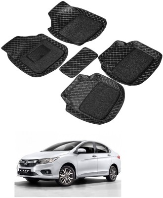 arneja trading company Leatherite 7D Mat For  Honda City i-Dtec(Black)