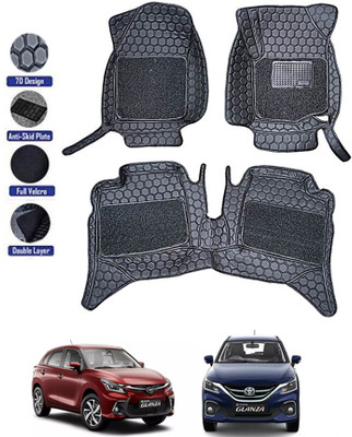 MATIES Leatherite 8D Mat For  Toyota Glanza(Black)
