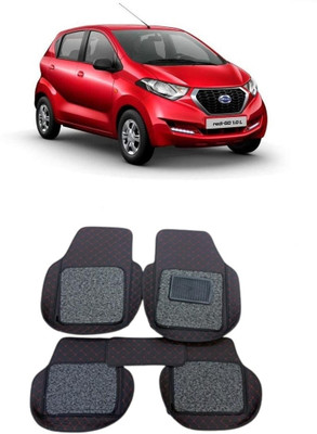 arneja trading company Leatherite 7D Mat For  Datsun Redi GO(Red, Black)
