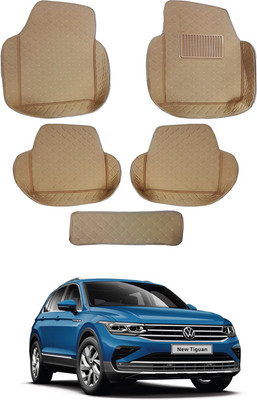 AYW Leatherite 7D Mat For  Volkswagen Tiguan(Beige)