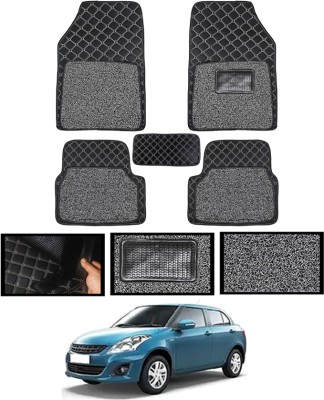 MATIES Leatherite 7D Mat For  Maruti Suzuki Swift Dzire(Black)