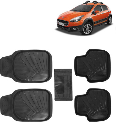 Kingsway PVC Tray Mat For  Fiat Avventura(Black)