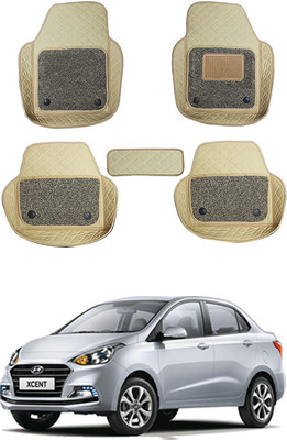 RKPSP Leatherite 7D Mat For  Hyundai Xcent(Beige)