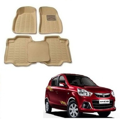 SLSHILPA Plastic 3D Mat For  Maruti Suzuki Alto K10(Beige)