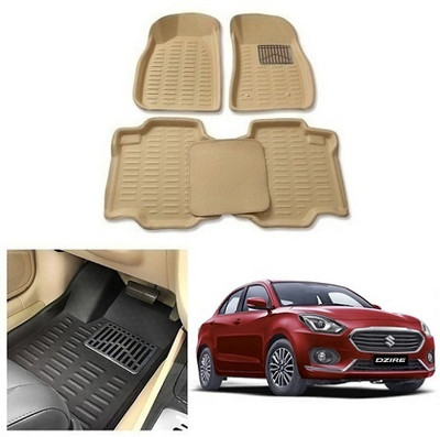 After cars Plastic 3D Mat For  Maruti Suzuki Swift Dzire(Beige)