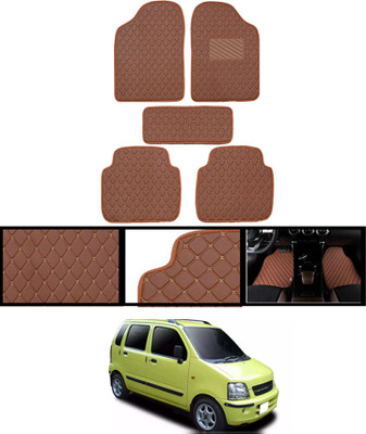 AYW Leatherite Standard Mat For  Maruti Suzuki WagonR(Orange)