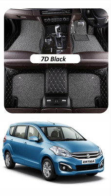 onefit enterprises Leatherite 7D Mat For  Maruti Suzuki Ertiga(Black)