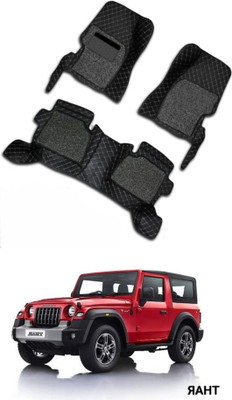 VIAZ VENTURES Leatherite 7D Mat For  Mahindra Thar(Black)