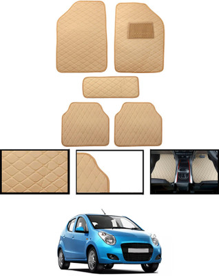 AYW Leatherite Standard Mat For  Ford Universal For Car(Beige)