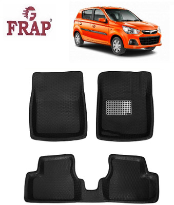 Frap PVC 5D Mat For  Maruti Suzuki Alto K10(Black)