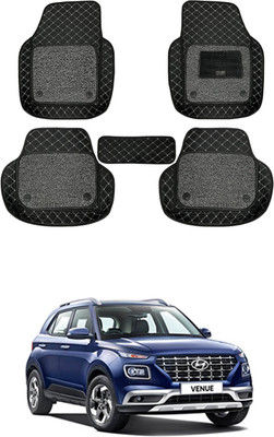 MATIES Leatherite 7D Mat For  Hyundai Venue(Black)