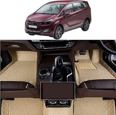 INSURE AUTOMOTIVE Leather 7D Mat For  Mahindra Marazzo(Beige)