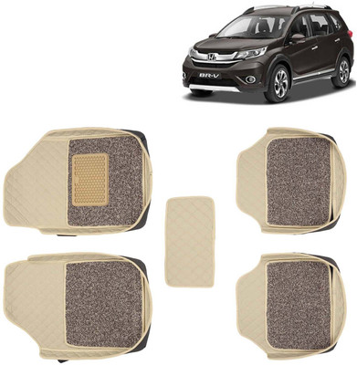 Kingsway Leatherite 7D Mat For  Honda BRV(Beige)