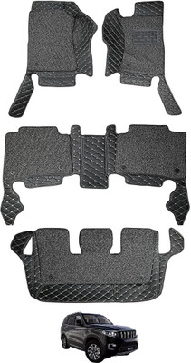 MOCKHE Leatherite 7D Mat For  Mahindra Scorpio N (7 Seater)(Black)