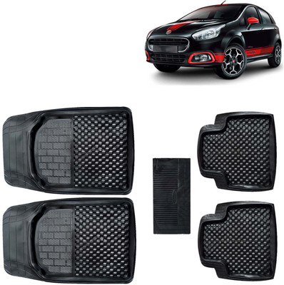 Kingsway PVC Tray Mat For  Fiat Abarth Punto(Black)
