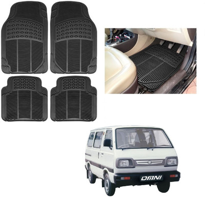ROSHNEER ENTERPRISES Rubber Standard Mat For  Maruti Omni(Black)