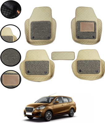 MATIES Leatherite 7D Mat For  Datsun Universal For Car(Beige)
