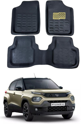Arnejaa Polyutherine 3D Mat For  Tata Punch(Black)