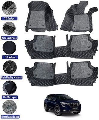 TOFIT ENTERPRISE Leatherite 7D Mat For  Mahindra Universal For Car(Black)