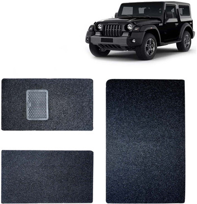 Kingsway PVC Standard Mat For  Mahindra Thar(Black)