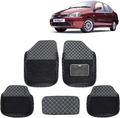 Kingsway Leatherite 7D Mat For  Tata Indigo(Black)