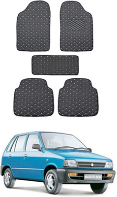 MATIES Leatherite Standard Mat For  Maruti Suzuki Universal For Car(Black)
