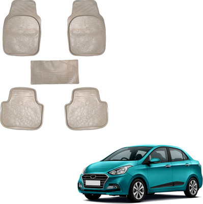 SS FOR YOUR SMART NEEDS Vinyl Standard Mat For  Hyundai Xcent(Beige)