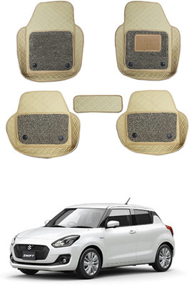 MATIES Leatherite 7D Mat For  Maruti Suzuki Swift(Beige)